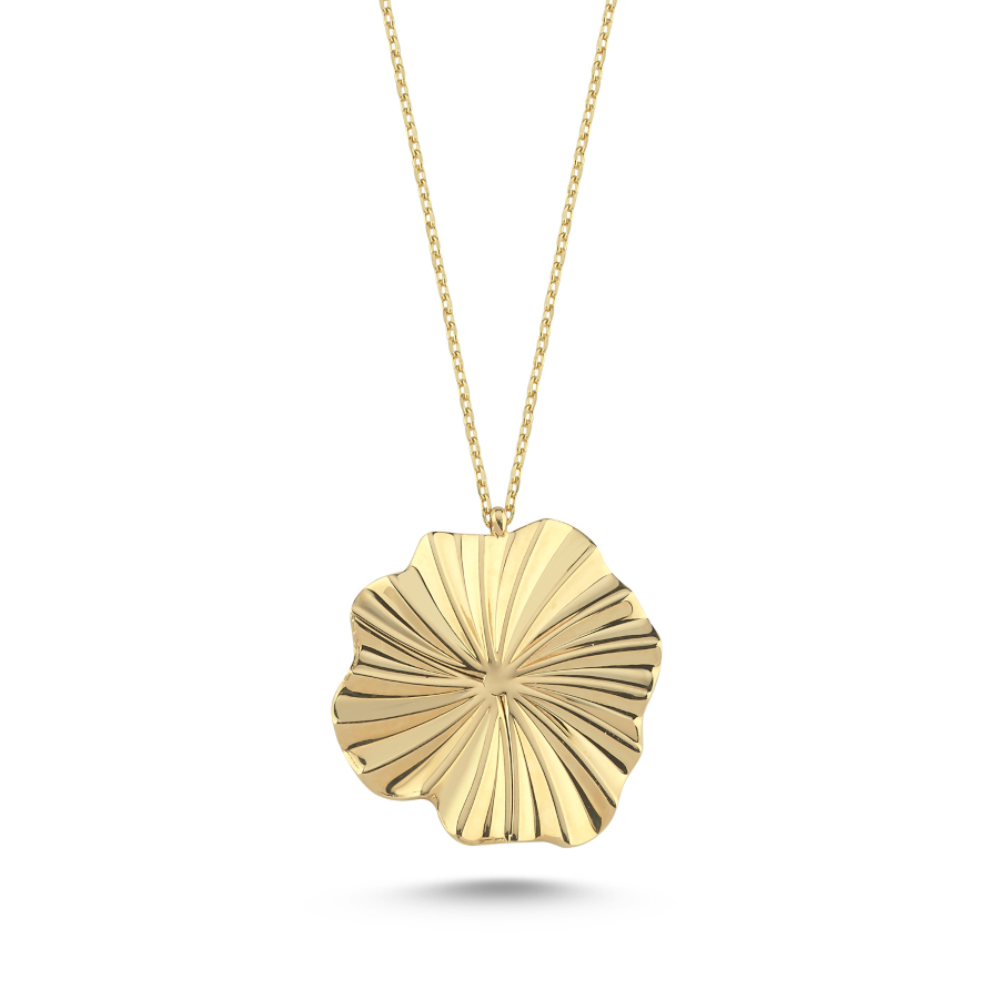 14 Ayar Altın Hipnoz Madalyon Kolye - CNG Jewels