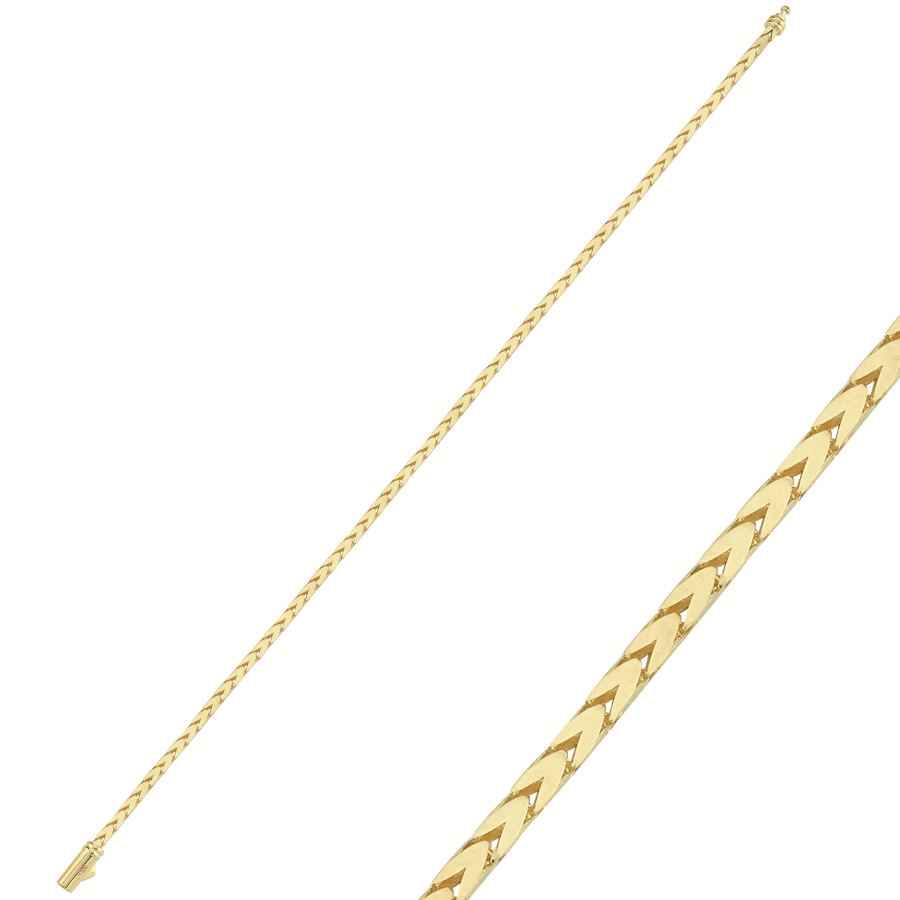 14 Ayar Altın Kıskaç Bileklik - CNG Jewels