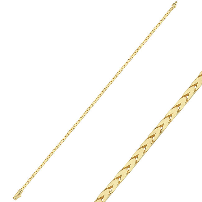 14 Ayar Altın Kıskaç Bileklik - 1