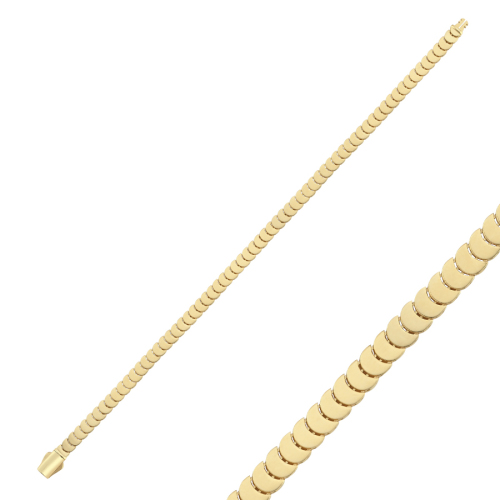 14 Ayar Altın Moon Zincir Bileklik - CNG Jewels