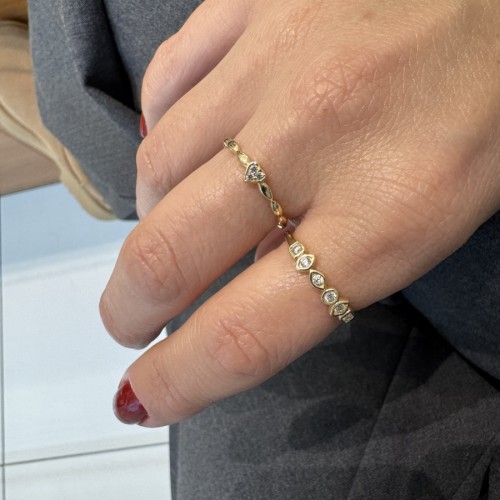 14 Carat Gold Mini Heart Ring - CNG Jewels (1)