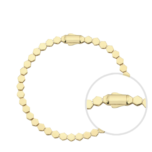 14 Ayar Altın Petek Zincir Bileklik - CNG Jewels (1)