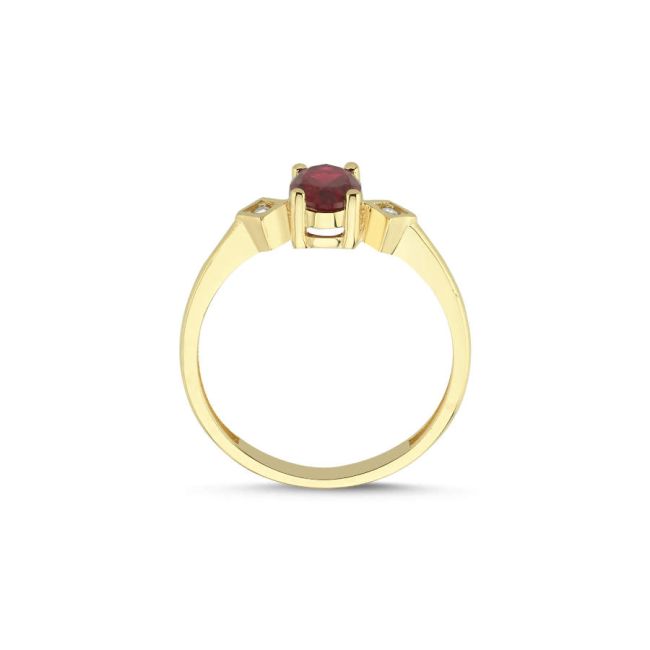 14 Carat Gold Ruby Ring - 2