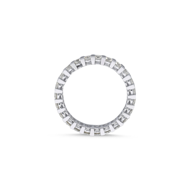 14 Ayar Beyaz Altın Tamtur Yüzük - 2