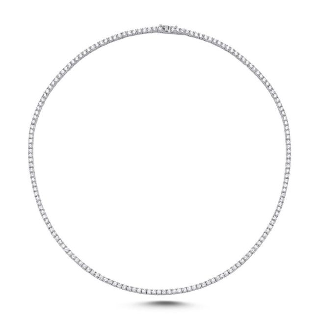 2.5mm Waterway Silver Necklace - 1