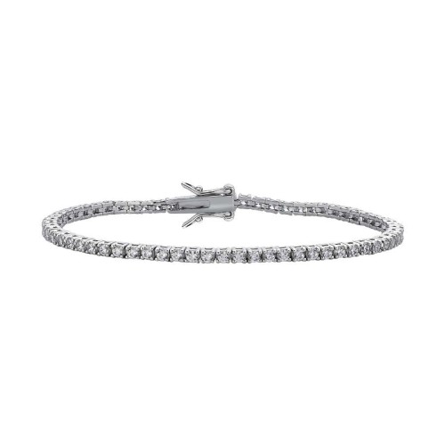 2mm Su Yolu Gümüş Bileklik - 2