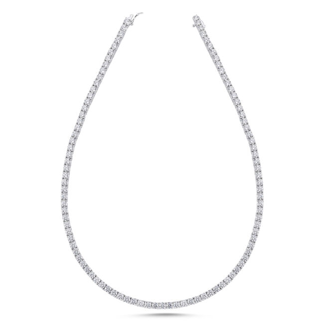 4mm Su Yolu Gümüş Kolye - 1