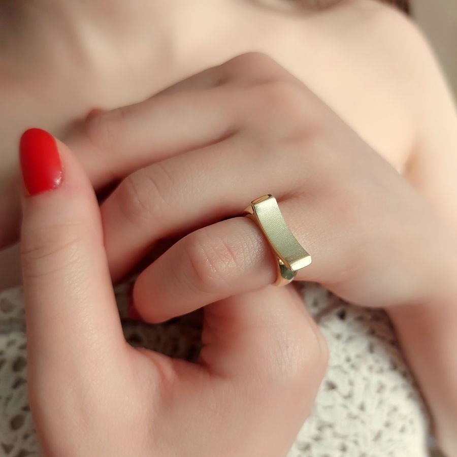 Amarillo Pinky Silver Women's Ring - CNG Jewels