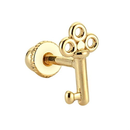 Anahtar Altın Helix Piercing - Thumbnail