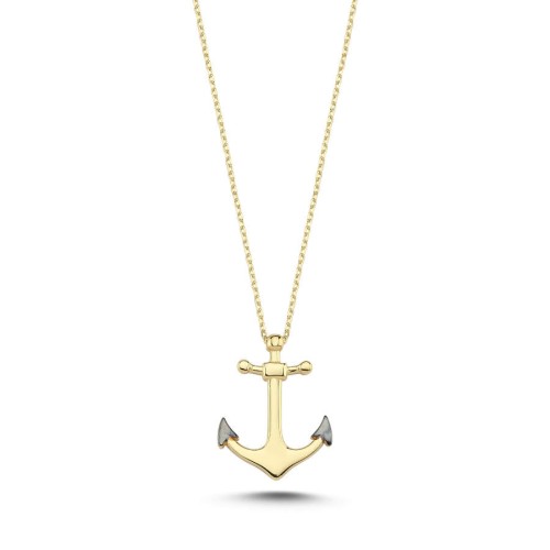 CNG Jewels - Anchor Gold Necklace