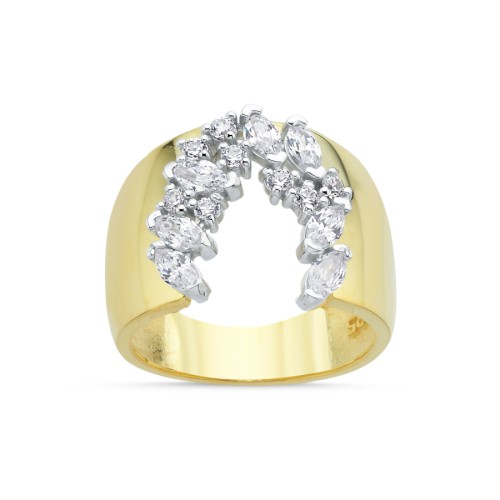 Angel Wing Marquise Women's Silver Ring - CNG Jewels