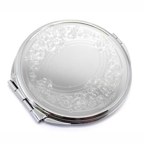 CNG Jewels - Özel Sarmaşık Desenli Kapaklı Çanta Aynası