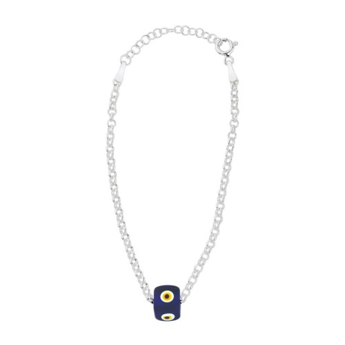 CNG Jewels - Araba Ayna Süsü Kübik Zar Gümüş Nazar Boncuğu