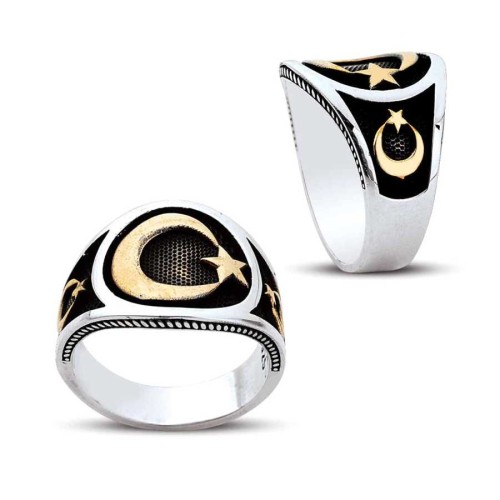 CNG Jewels - Ayyıldız Gümüş Erkek Yüzüğü