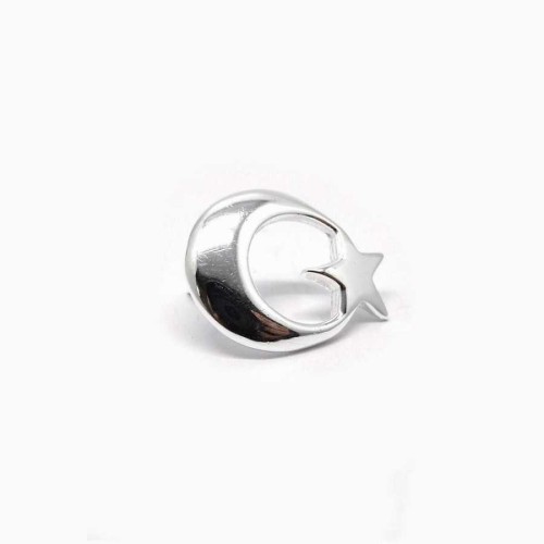 CNG Jewels - Ayyıldız Gümüş Rozet