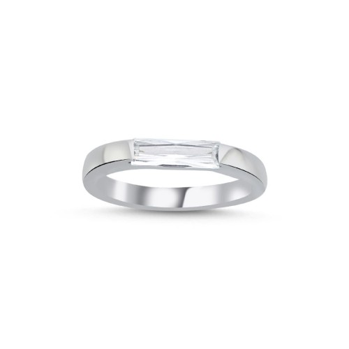 Baguette Gümüş Kadın Yüzük - CNG Jewels