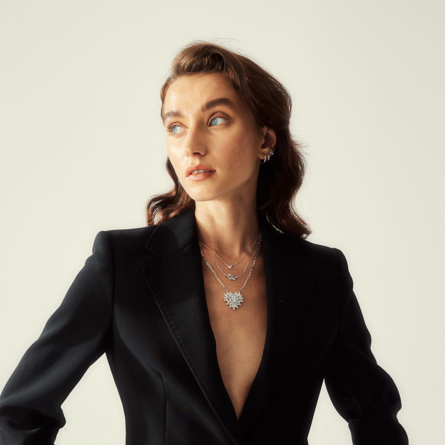 Baguette Love Gümüş Kadın Kolye - CNG Jewels (1)