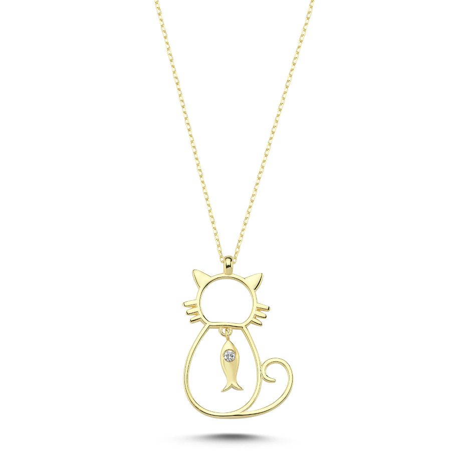 Fish Catwoman Silver Necklace - CNG Jewels