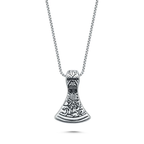 Axe Steel Men's Necklace - 1