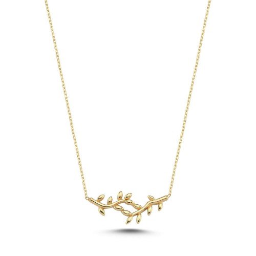 CNG Jewels - Bay Leaf Gold Necklace