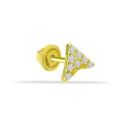 CNG Jewels - Bomerang Altın Helix Küpe