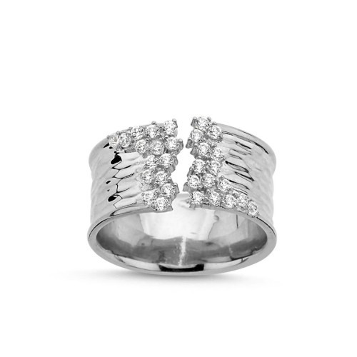 Bright Sky Silver Women's Ring - CNG Jewels