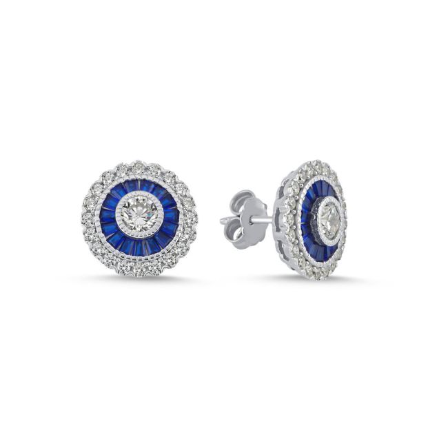 Calibre Safir Kadın Gümüş Küpe - 1