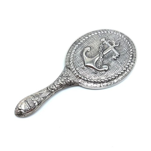 CNG Jewels - Çapa Desenli Gümüş El Aynası No 3