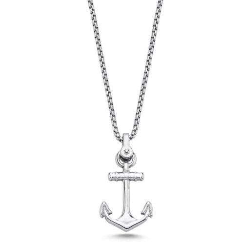 Çelik Çapa Erkek Kolye - CNG Jewels