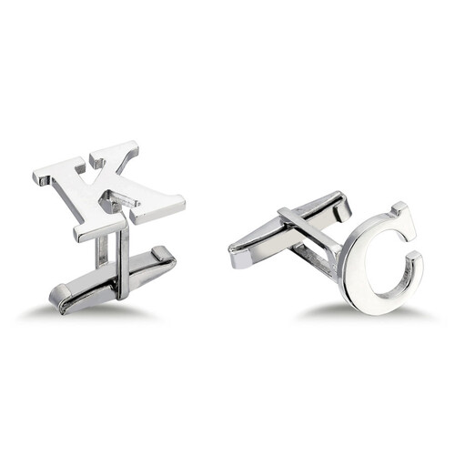 CNG Jewels - Custom Medium Size Silver Letter Cufflinks