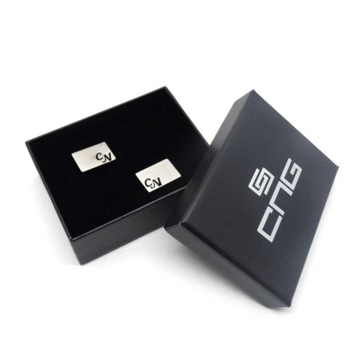 Personalized Silver Two Letter Cufflinks - CNG Jewels (1)
