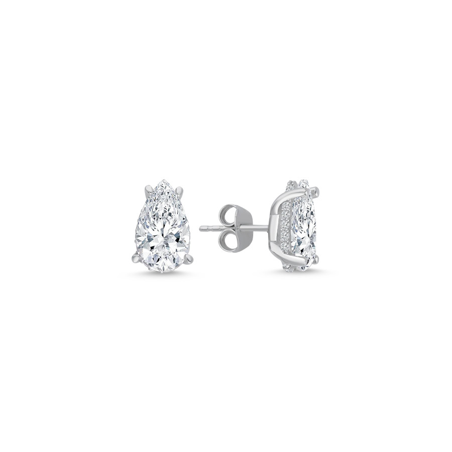 Damla Tektaş Gümüş Küpe - CNG Jewels