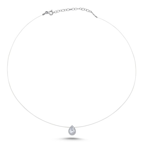 Damla Tektaş Hayalet Zincir Gümüş Kolye - CNG Jewels (1)
