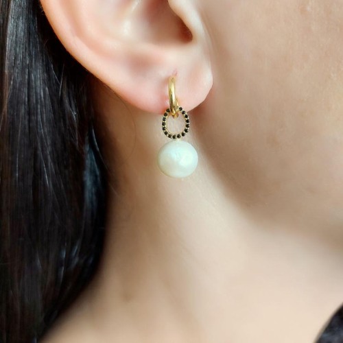 CNG Jewels - Design Nero Perla Earrings