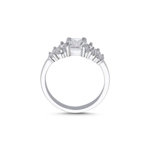 Diana Big Shiny Gümüş Kadın Yüzük - 3