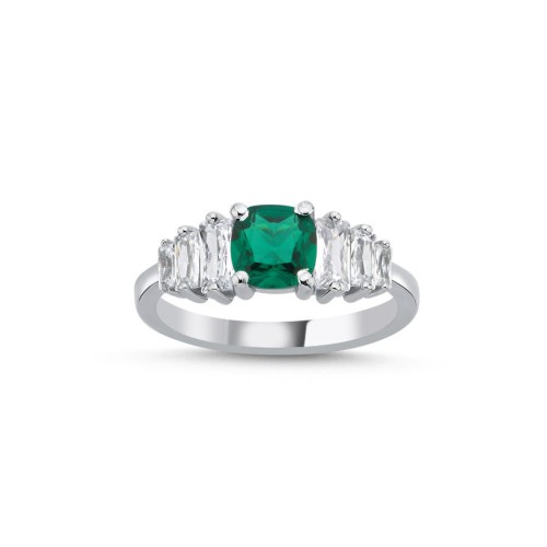 Diana Verde Women's Silver Ring - CNG Jewels