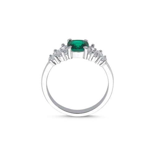 Diana Verde Women's Silver Ring - CNG Jewels (1)