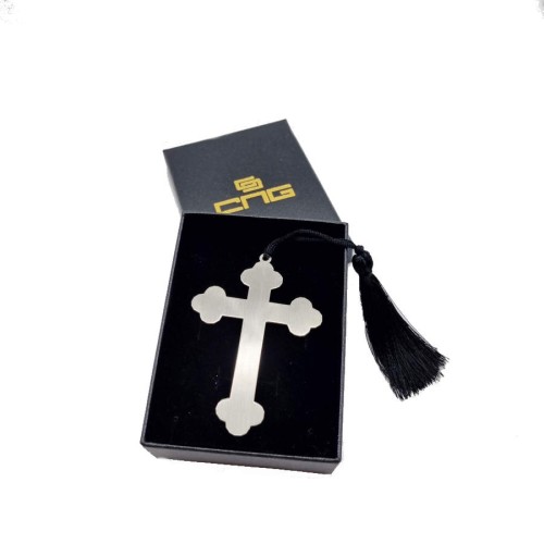 CNG Jewels - El Yapımı Ortodoks Haçı Gümüş Kitap Ayracı