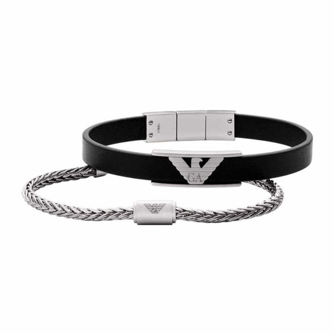 Emporio Armani AJEGS2875-040 Erkek Bileklik Seti - 1
