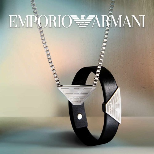 Emporio Armani AJEGS2984-040 Erkek Kolye - Thumbnail