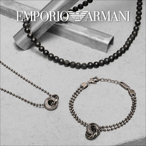 Emporio Armani AJEGS3027-040 Erkek Kolye - Thumbnail