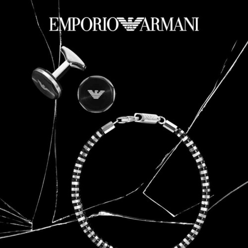 Emporio Armani AJEGS2399-001 Erkek Kol Düğmesi - Thumbnail