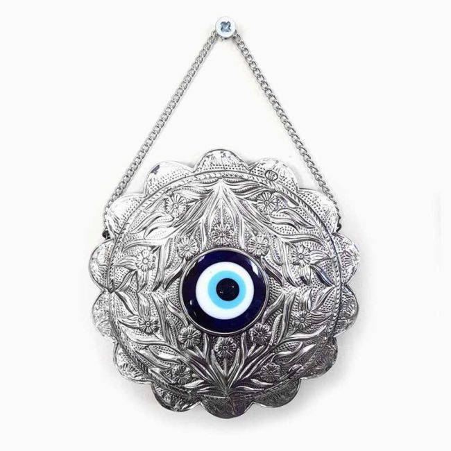 Evil Eye Handmade Silver Mirror No.1