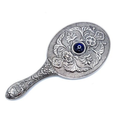 CNG Jewels - Evil Eyes Silver Hand Mirror No:3