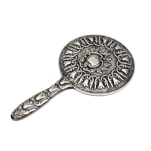 CNG Jewels - Tulip Extra Large Silver Hand Mirror No 5