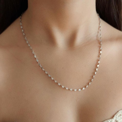 CNG Jewels - Fırfır Gümüş Bayan Zincir