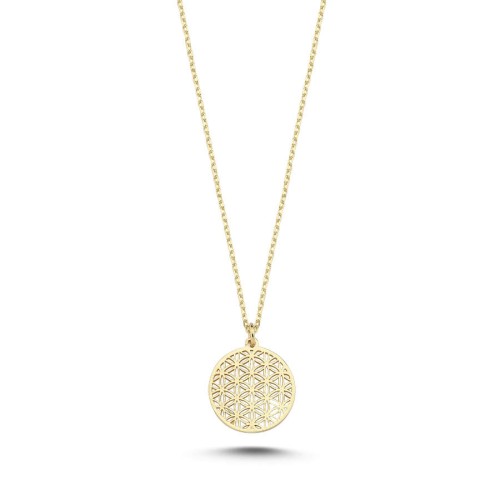 CNG Jewels - Flower of Life Gold Necklace