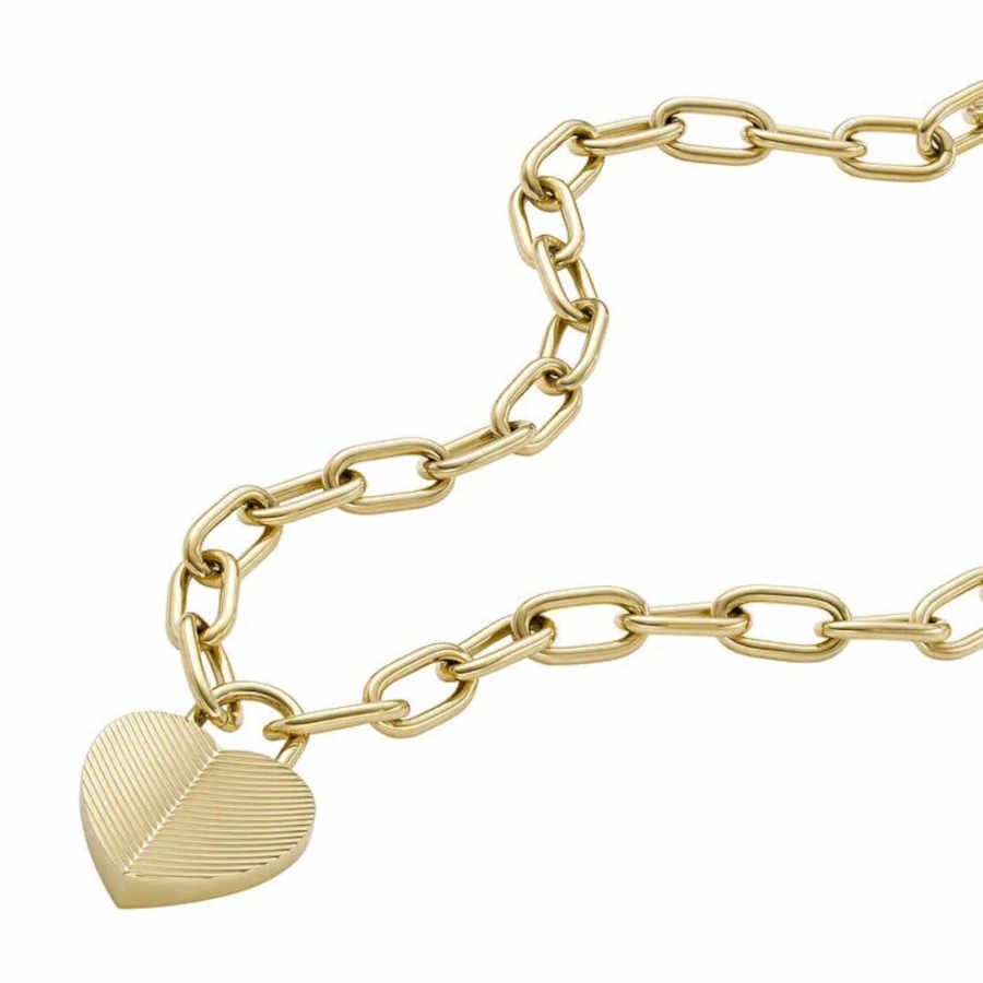 Fossil JF04656-710 Heart Women's Necklace - FOSSIL
