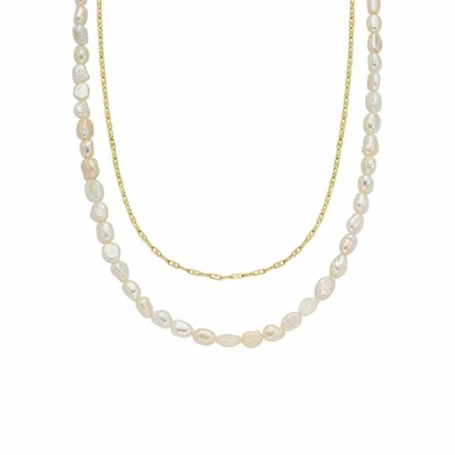 Fossil JF04728-710 Women's Pearl Necklace - FOSSIL