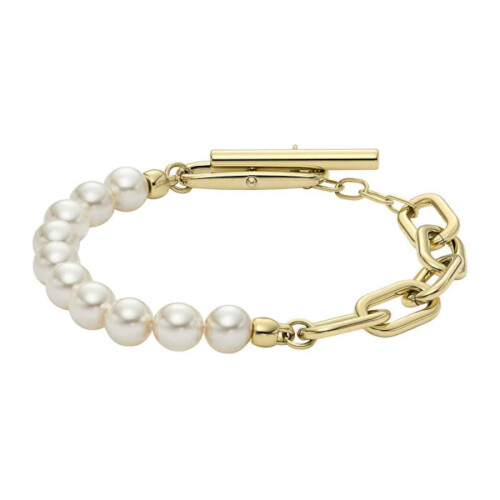 Fossil JF04729-710 Women's Pearl Bracelet - FOSSIL
